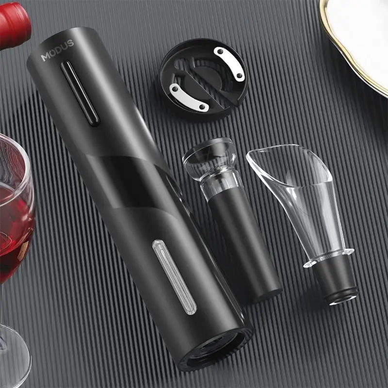 Vinocork™ Pro – Apribottiglie Elettrico 5-in-1 🍷 | Sconto -50% + Spedizione Gratuita 24h