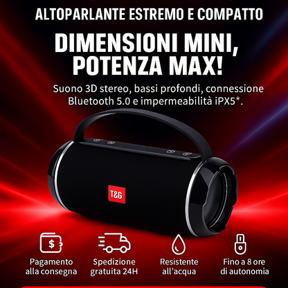 XTREME TG™ – Altoparlante Estremo e Compatto (50% OFF + Spedizione gratuita 24h)