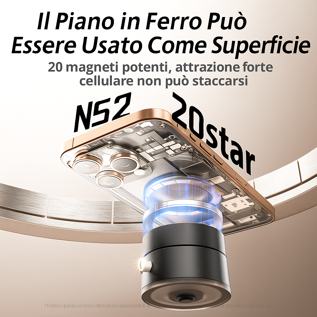 MagFlex Pro™ – Supporto Magnetico & Treppiede 2-in-1