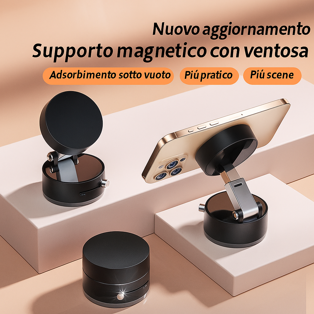 MagFlex Pro™ – Supporto Magnetico & Treppiede 2-in-1