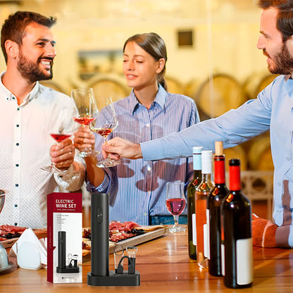 Vinocork™ Pro – Apribottiglie Elettrico 5-in-1 🍷 | Sconto -50% + Spedizione Gratuita 24h